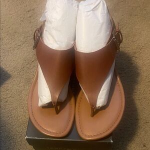 Tommy Hilfiger Tan Sandals